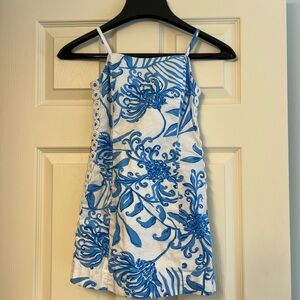 Lilly Pulitzer Blue Floral Dress